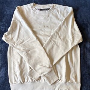 Nike Lt Grey NBA 76ersCrewneck Sweatshirt